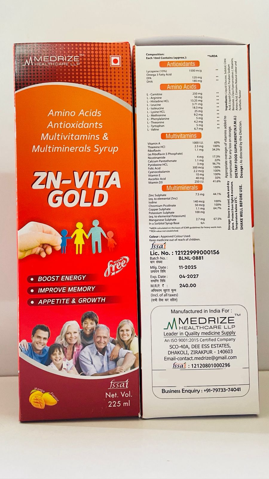 Zn-vita gold Syrup