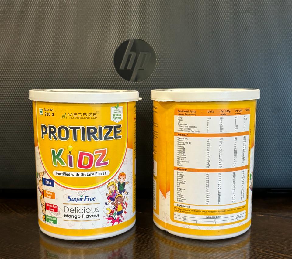 Protirize kidz protein powder
