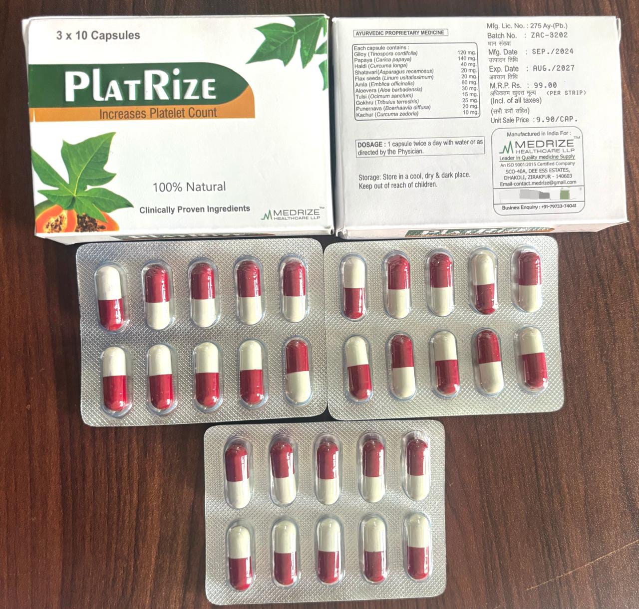 Platrize Capsule