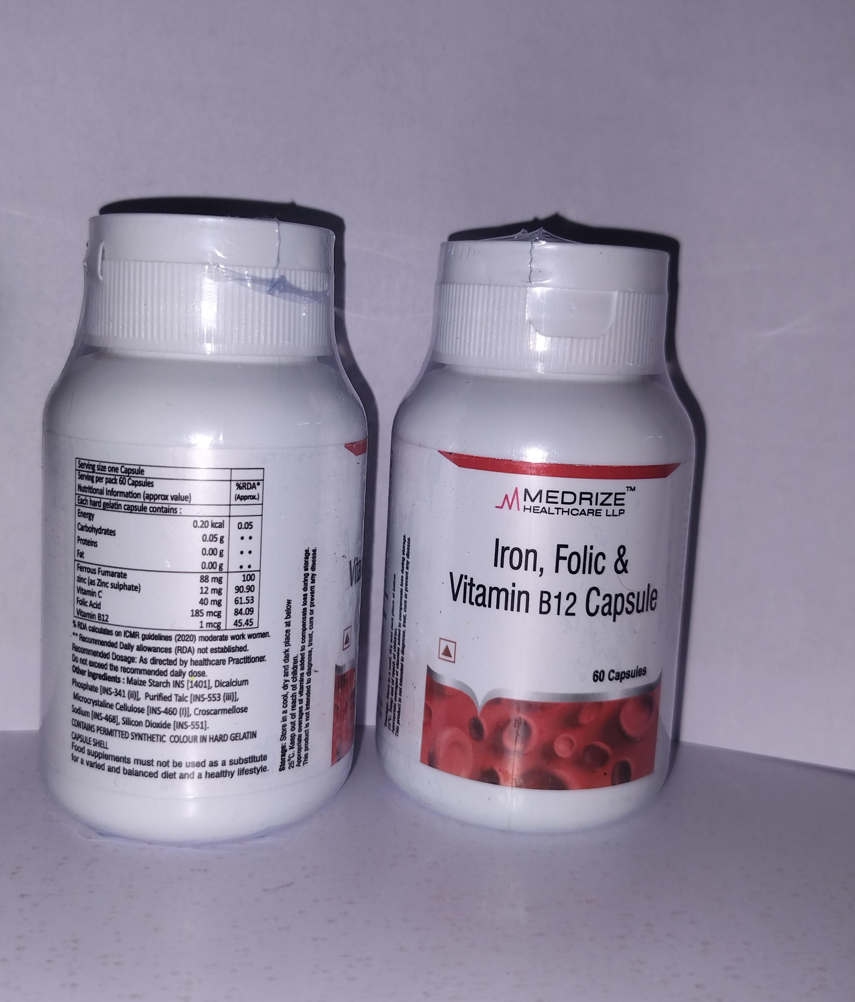 Iron, Folic & Vitamin B12 Capsule